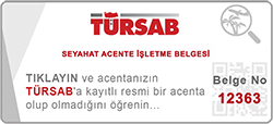 TÜRSAB seyahat acentesi işletme belgesi